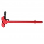 AR-15 Battle Hammer Charging Handle w/ Oversized Latch - Red and Black Latch